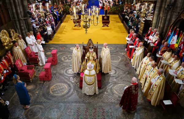 Coronation of King Charles III at Westminster Abbey.