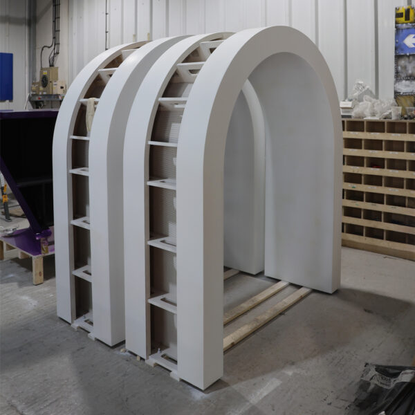 Manufacture of doorway arches