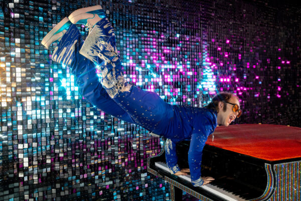 Photo of Elton John model at Madam Tussauds London