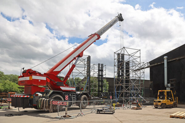 Photo of lift test build on Stage One premises