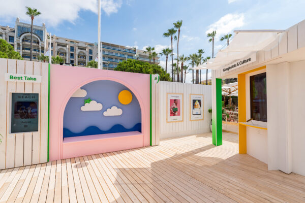 Google activation at Cannes Lion Festival of Creativity 2024