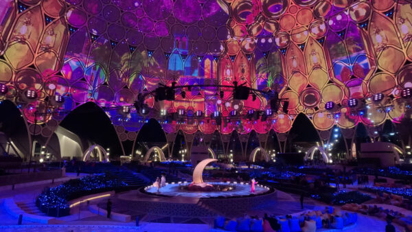 Photo of event held in Expo City Dubai with stage lift in centre of stage