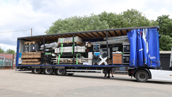 Photo of fully loaded truck
