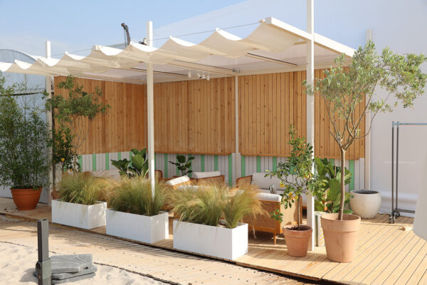 Photo of seating area in a beach location