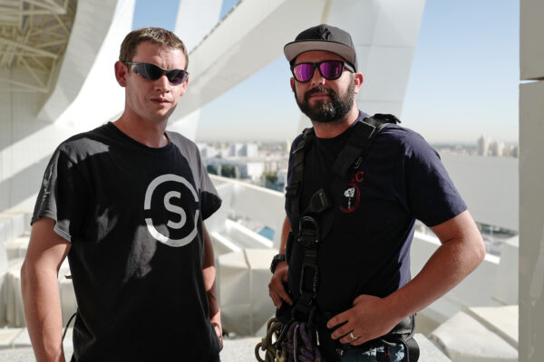 Photo of two project managers